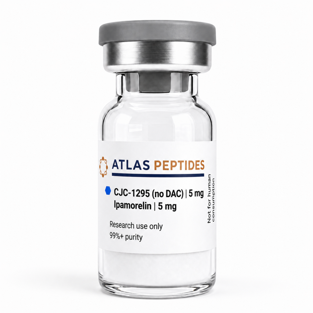 Atlas Peptides: CJC-1295 (no DAC) + Ipamorelin (5 mg + 5 mg)
